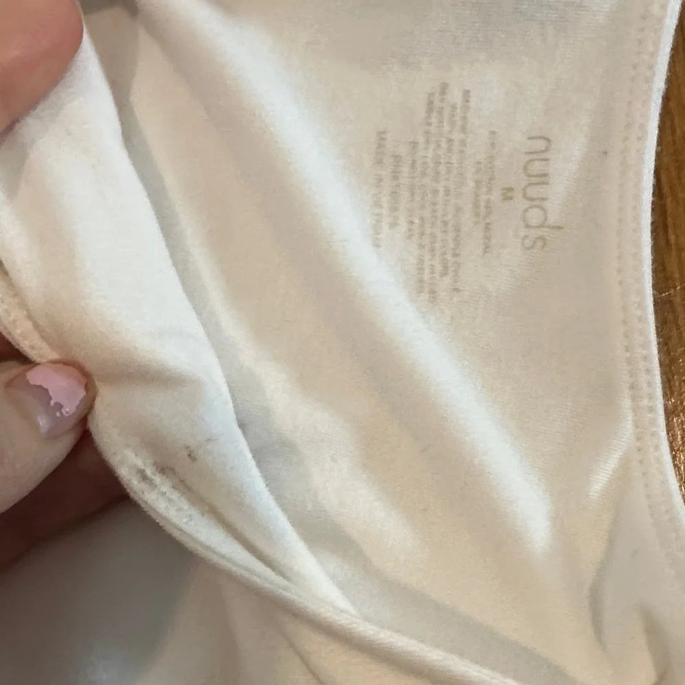 *last chance* nuuds | Women’s White Long Sleeve Bodysuit - Picture 11 of 16
